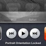 Lock orientation for iPhone screen